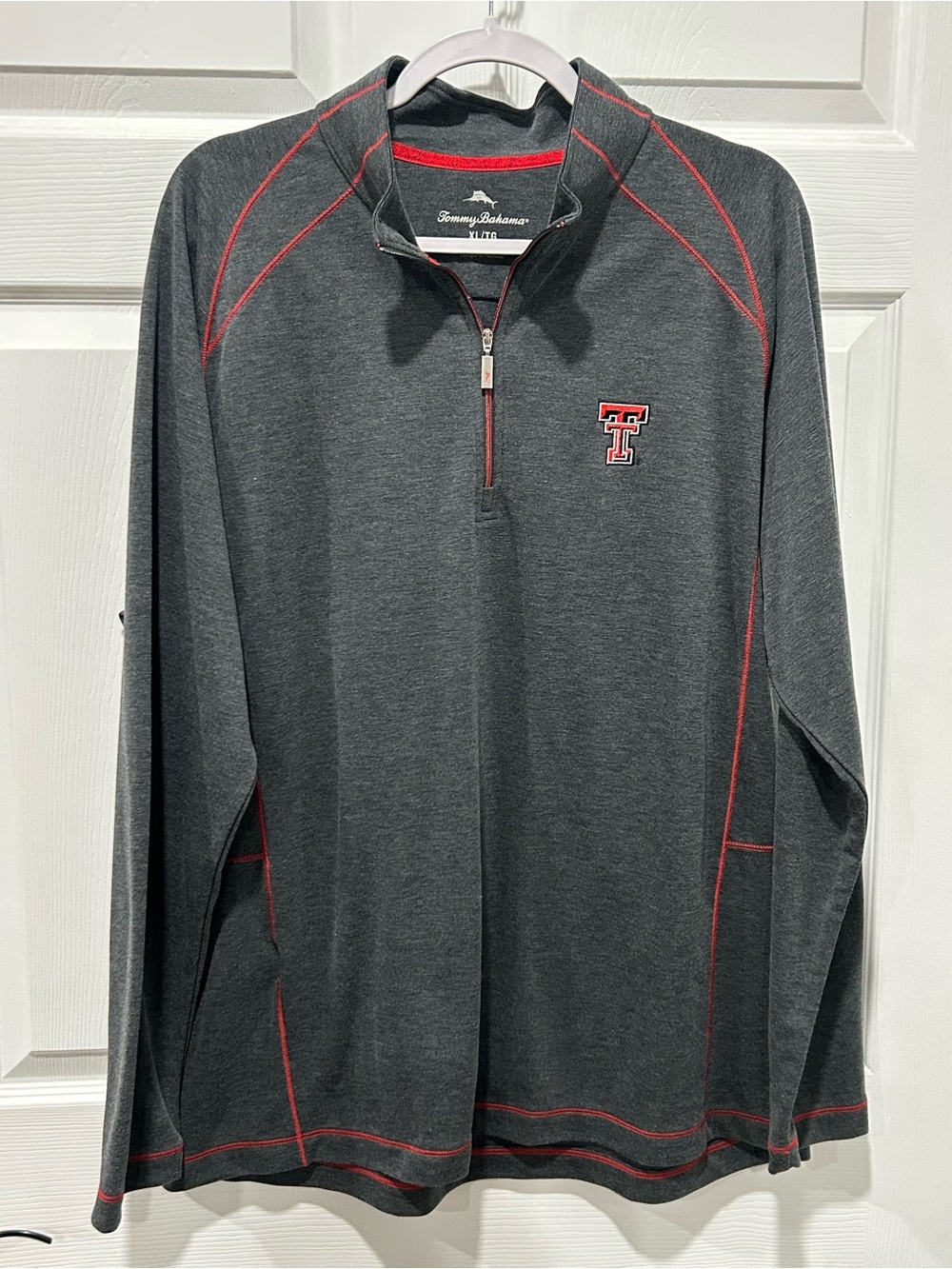 Tommy Bahama Men’s 1/4 Zip Pullover Texas Tech Red Raiders